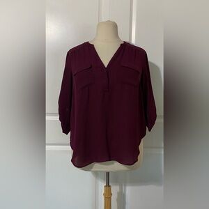 Torrid 1 Harper Georgette Blouse